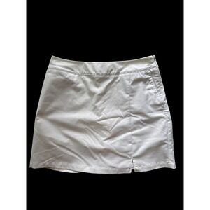 Adidas ClimaCool Golf Skort Size 6 White Athletic Skirt Shorts Breathable Active